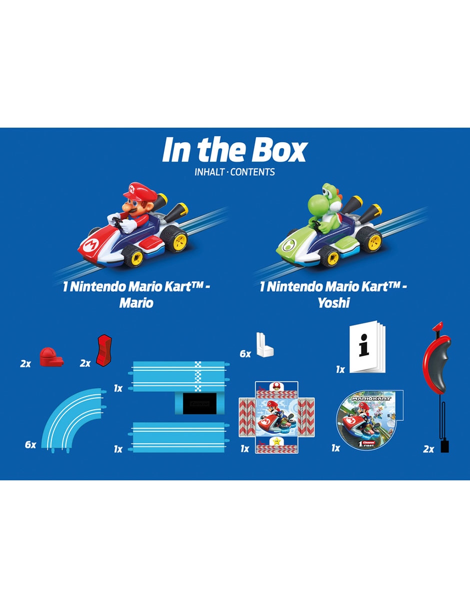 Set pista y automóviles Mario Kart 7