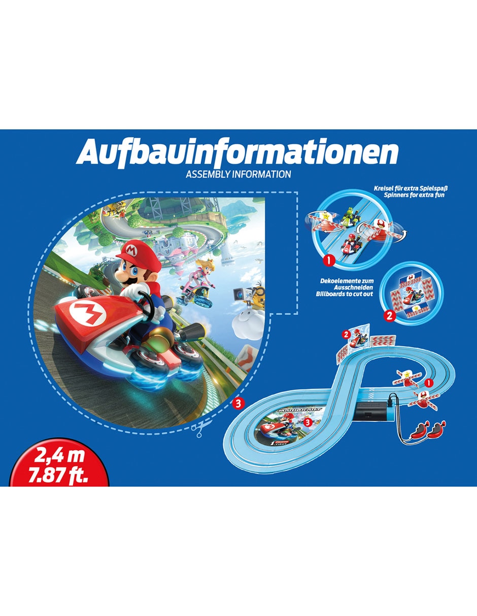 Set pista y automóviles Mario Kart 9