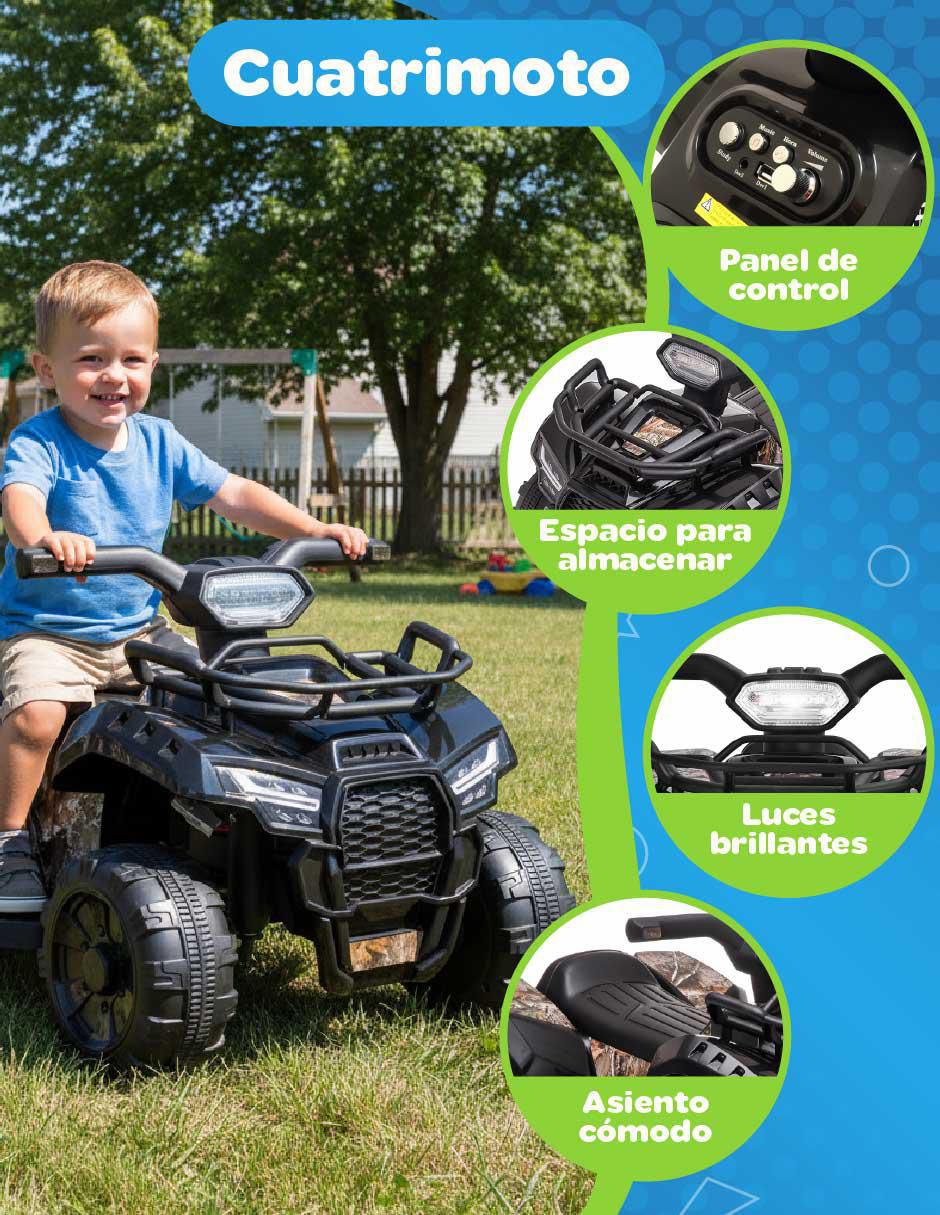 Moto montable con control remoto Fast Race de recargable 2