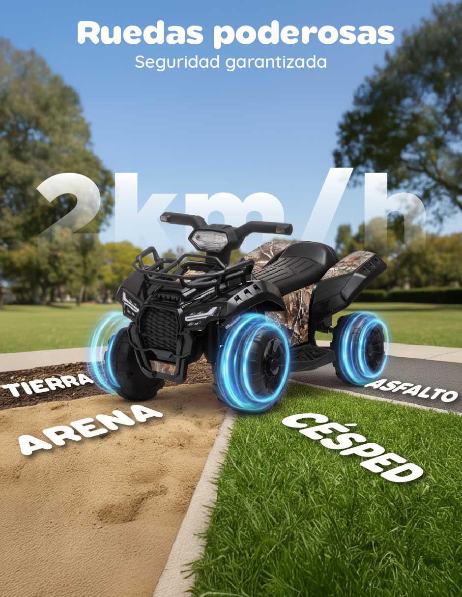 Moto montable con control remoto Fast Race de recargable 3