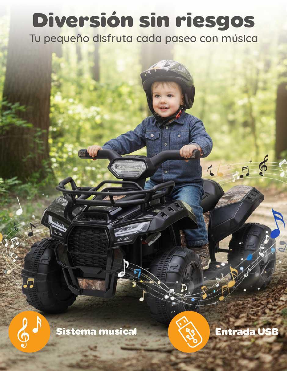 Moto montable con control remoto Fast Race de recargable 5