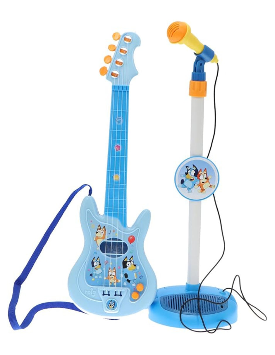 Kit micrófono y guitarra Bluey