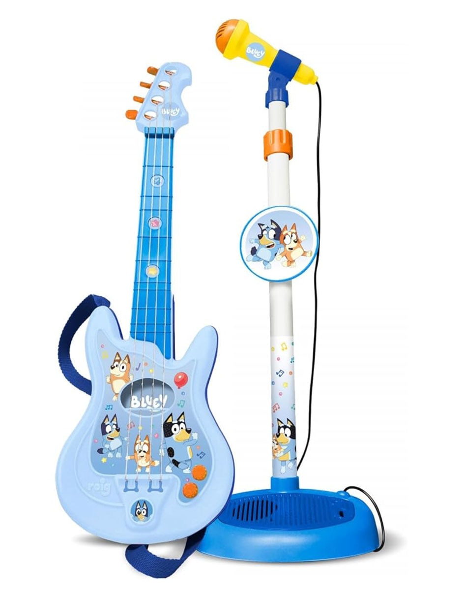 Kit micrófono y guitarra Bluey 2