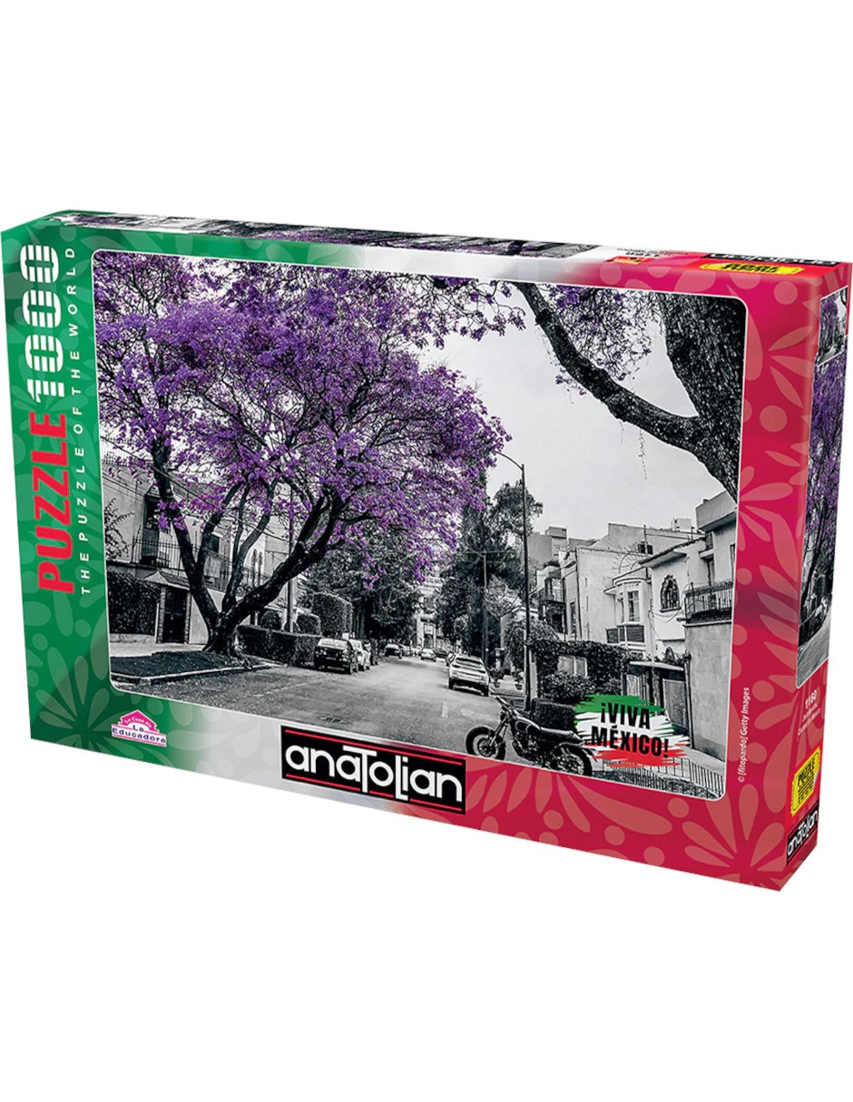 Rompecabezas Jacarandas, Ciudad De México Anatolian 1000 piezas