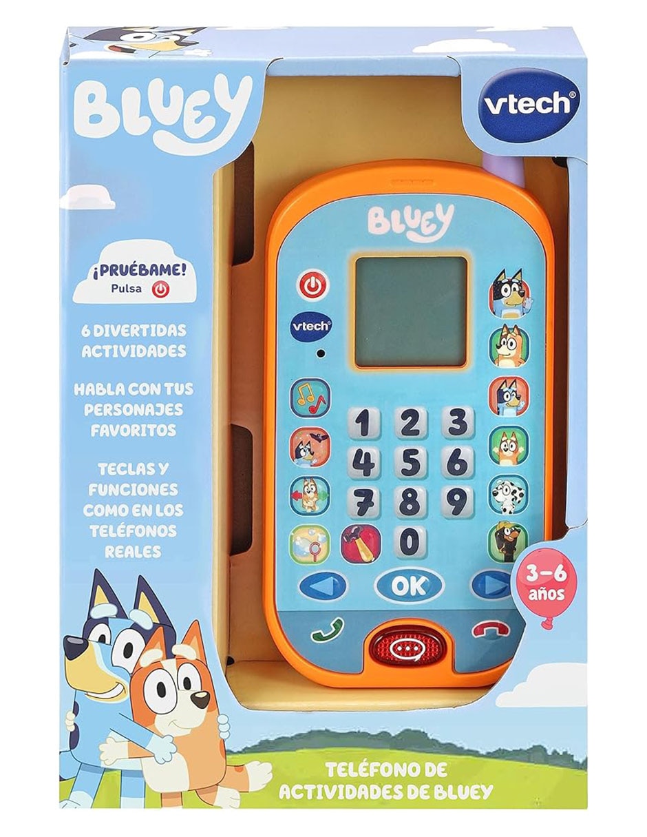 Teléfono De Actividades Bluey juego didáctico infantil unisex 3