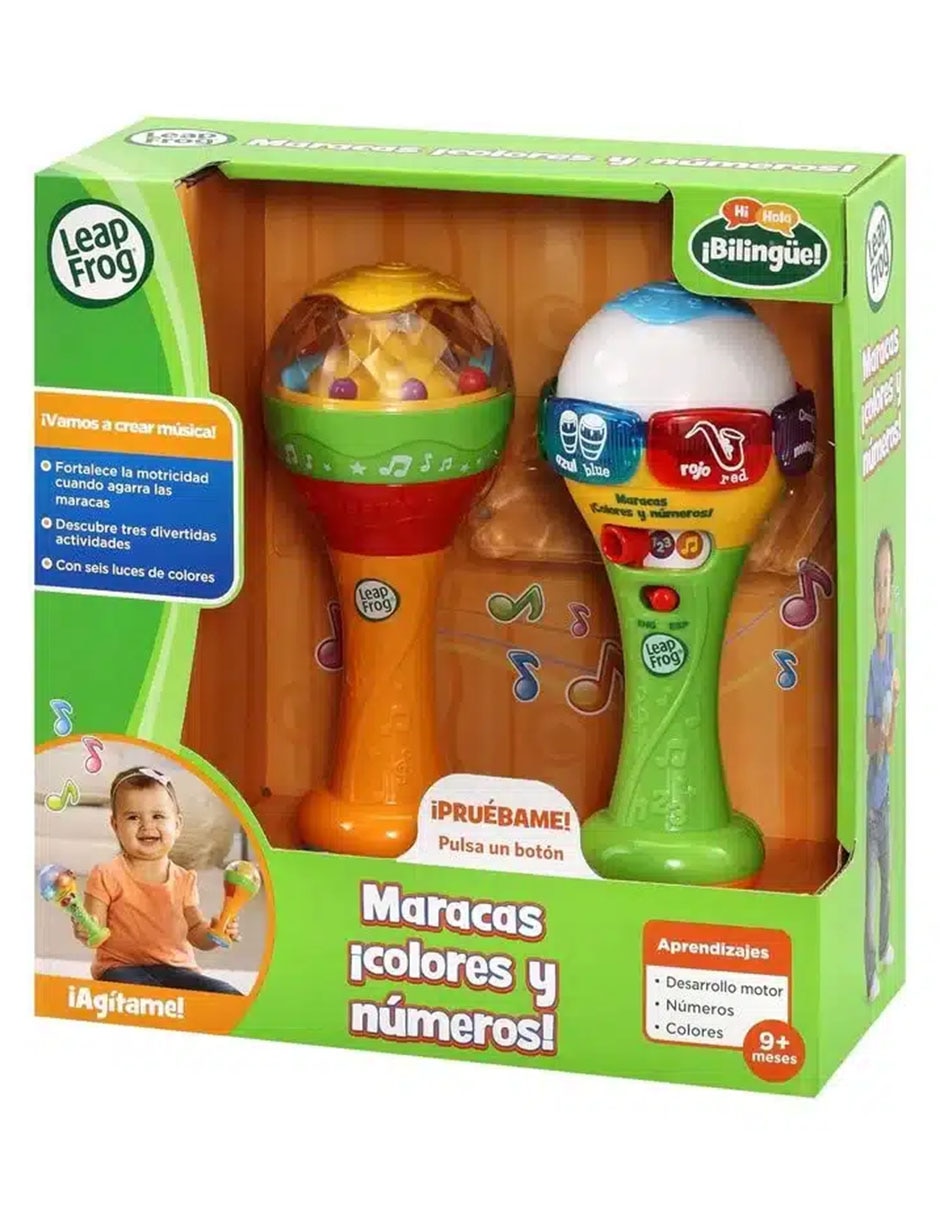 Maracas Colores Y Números Leap Frog juego didáctico infantil unisex 3