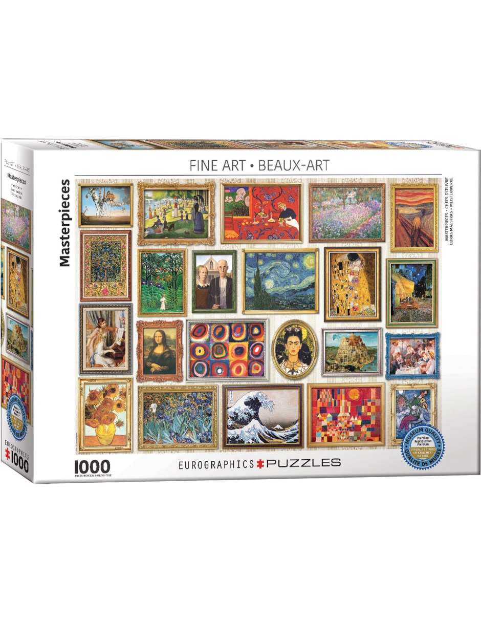 Rompecabezas Obras Maestras Eurographics 1000 piezas Suburbia