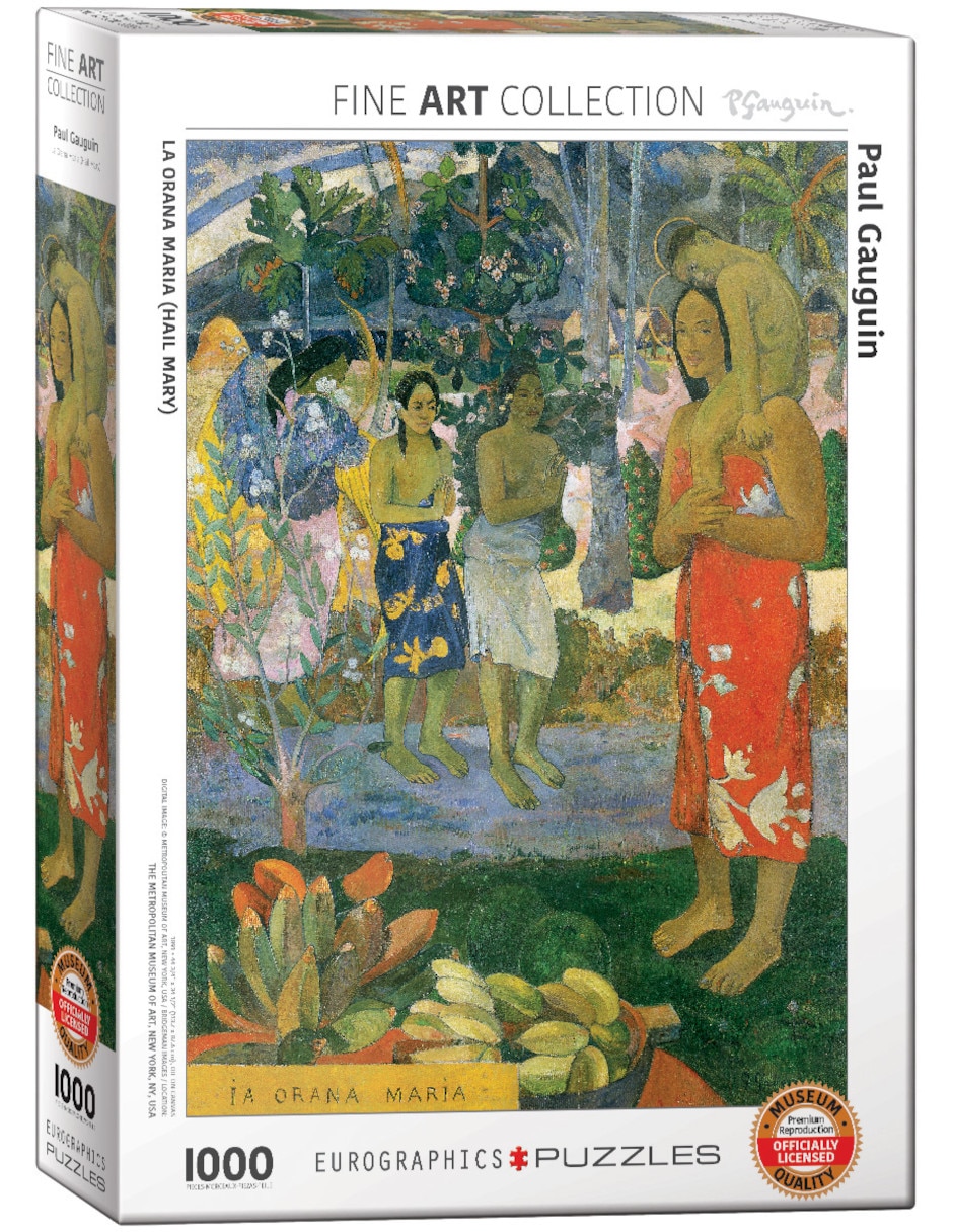 Rompecabezas Paul Gaugin: La Orana Maria Eurographics 1000 piezas