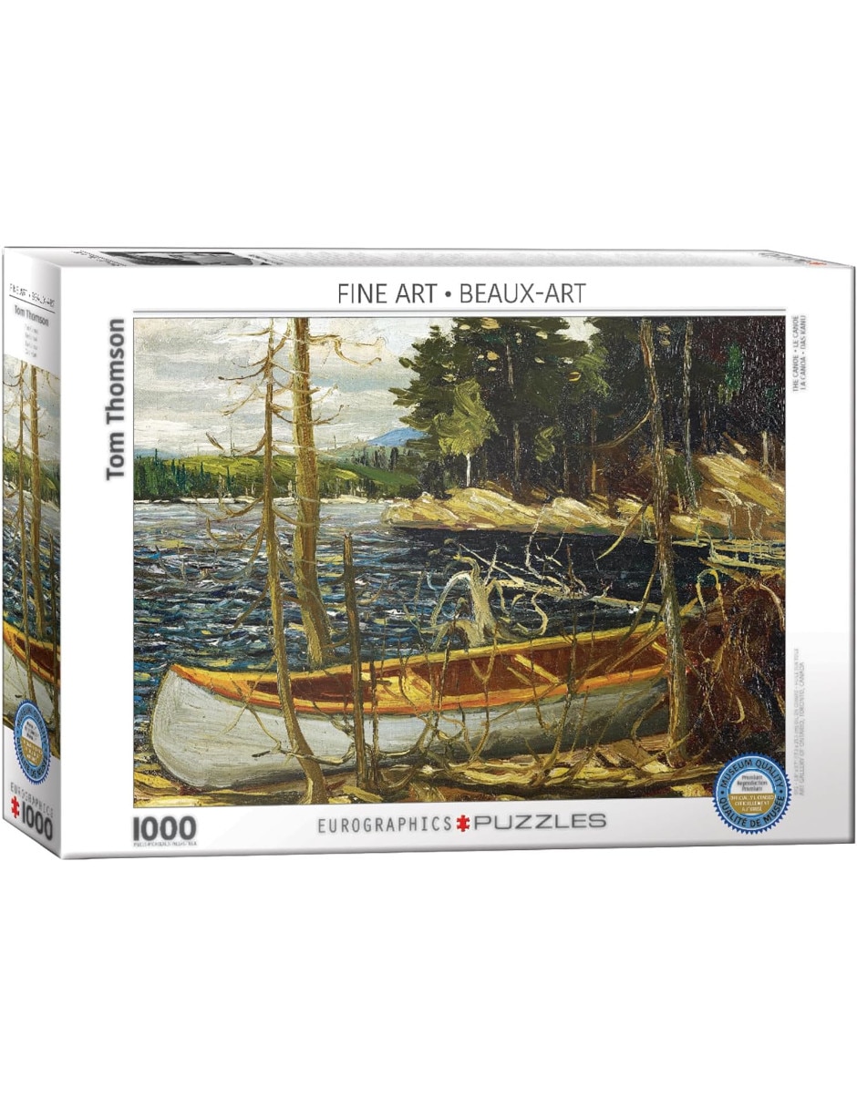 Rompecabezas Canoa, Tom Thomson 1000 piezas Rompecabezas Canoa, Tom Thomson 1000 piezas