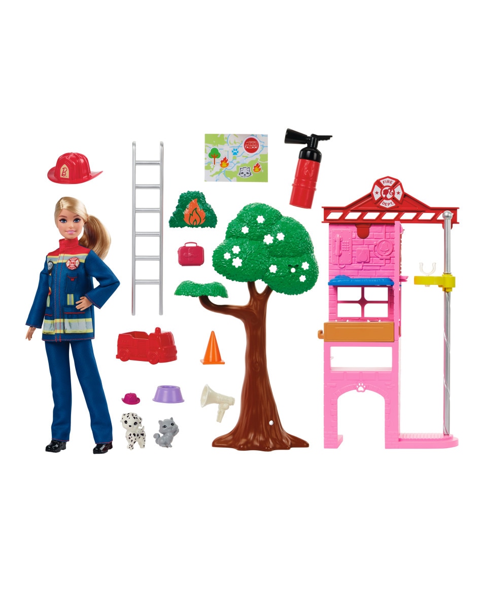 Set muñecas Juego bombera 3