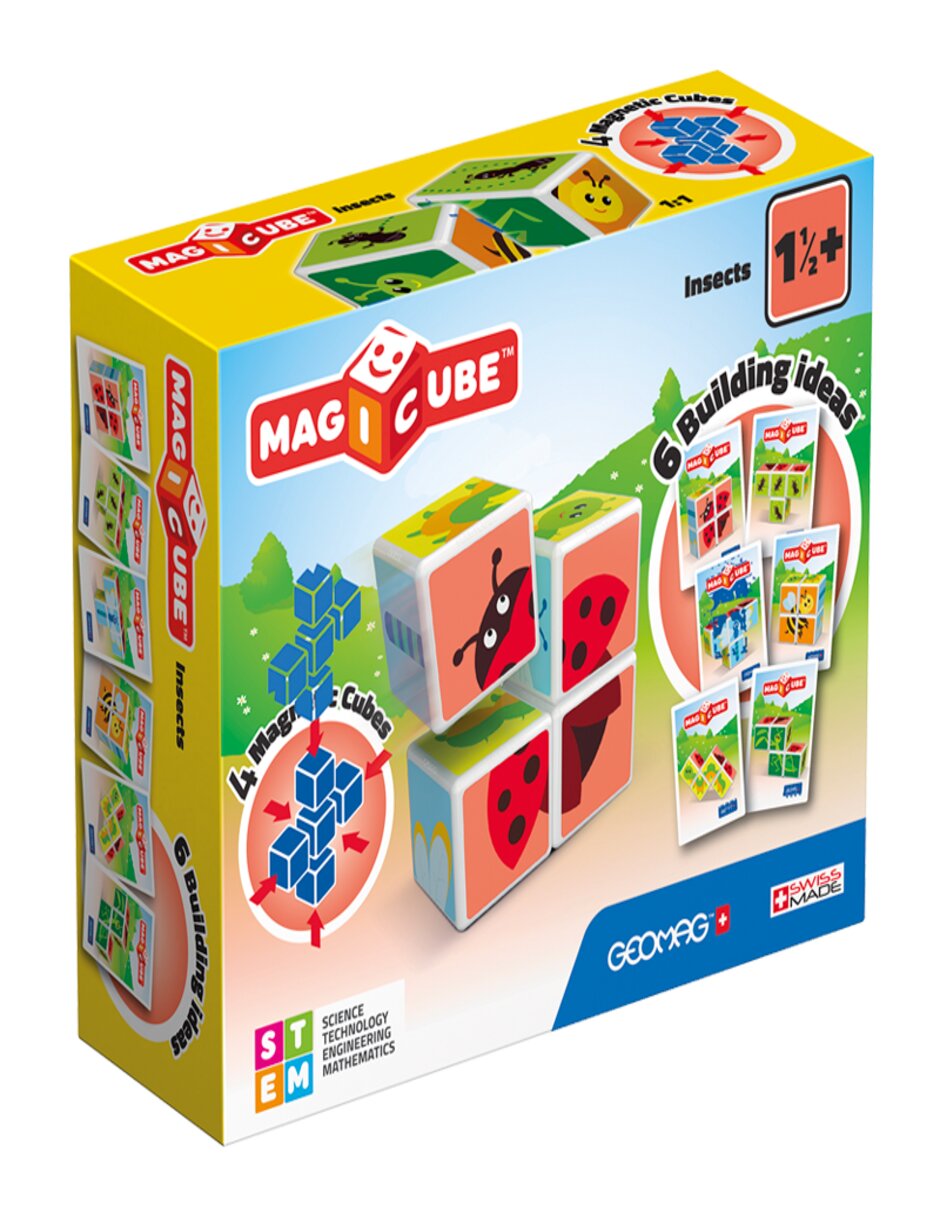ND Magicube Cubos Magnéticos con tarjetas de animales 121 1