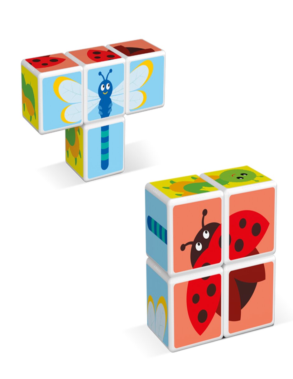 ND Magicube Cubos Magnéticos con tarjetas de animales 121