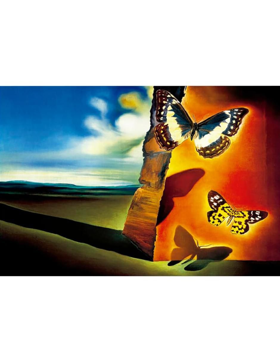 Rompecabezas Salvador Dali: Paisaje Con Mariposas 1000 piezas 2