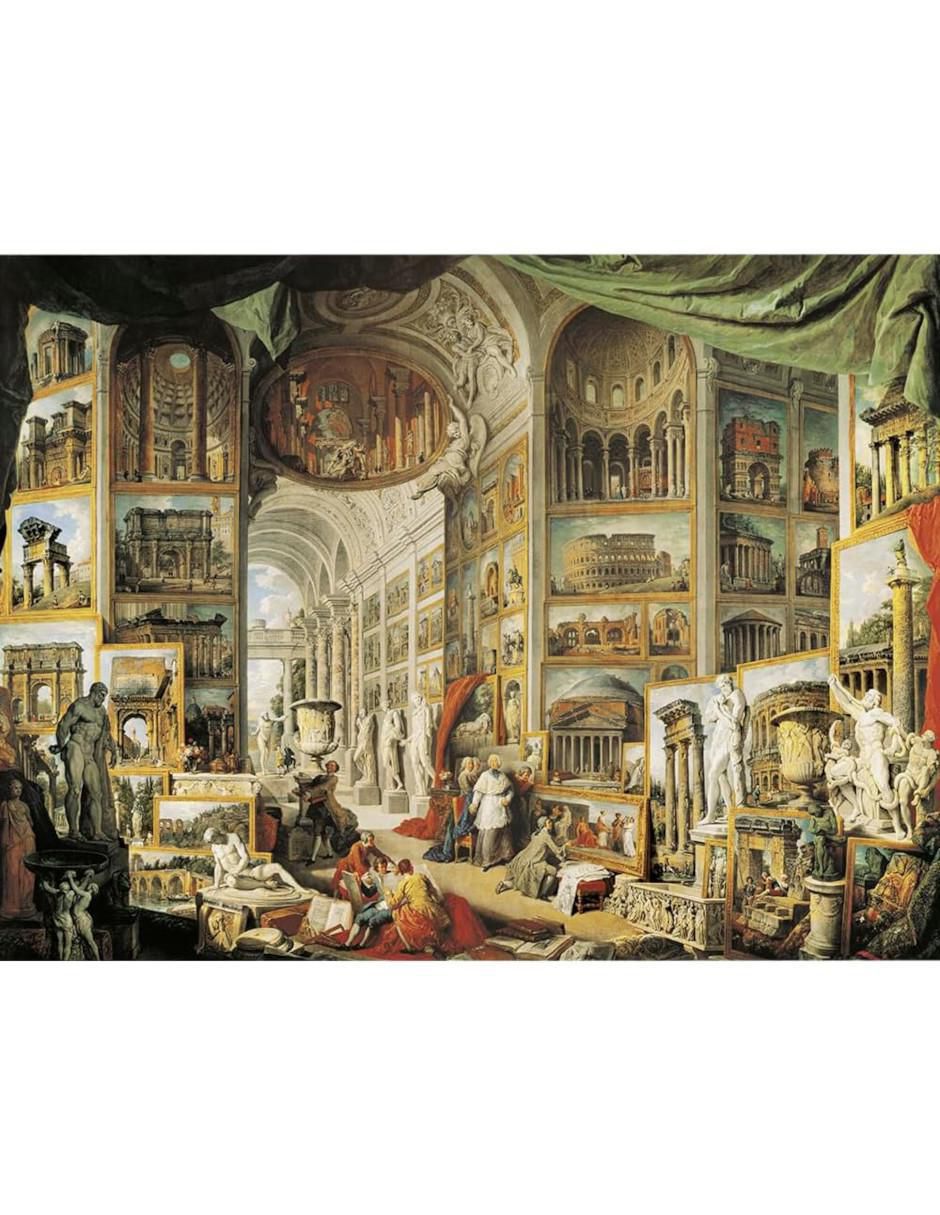 Rompecabezas Giovanni Paolo Pannini: Galería Antigua 1500 piezas 2
