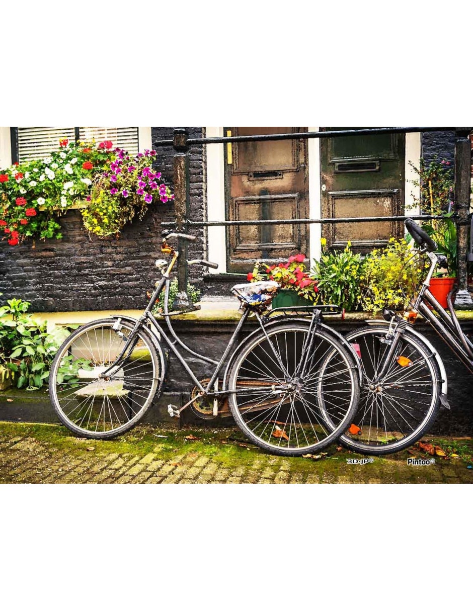 Rompecabezas Bicicletas en Amsterdam 150 piezas Rompecabezas Bicicletas en Amsterdam 150 piezas