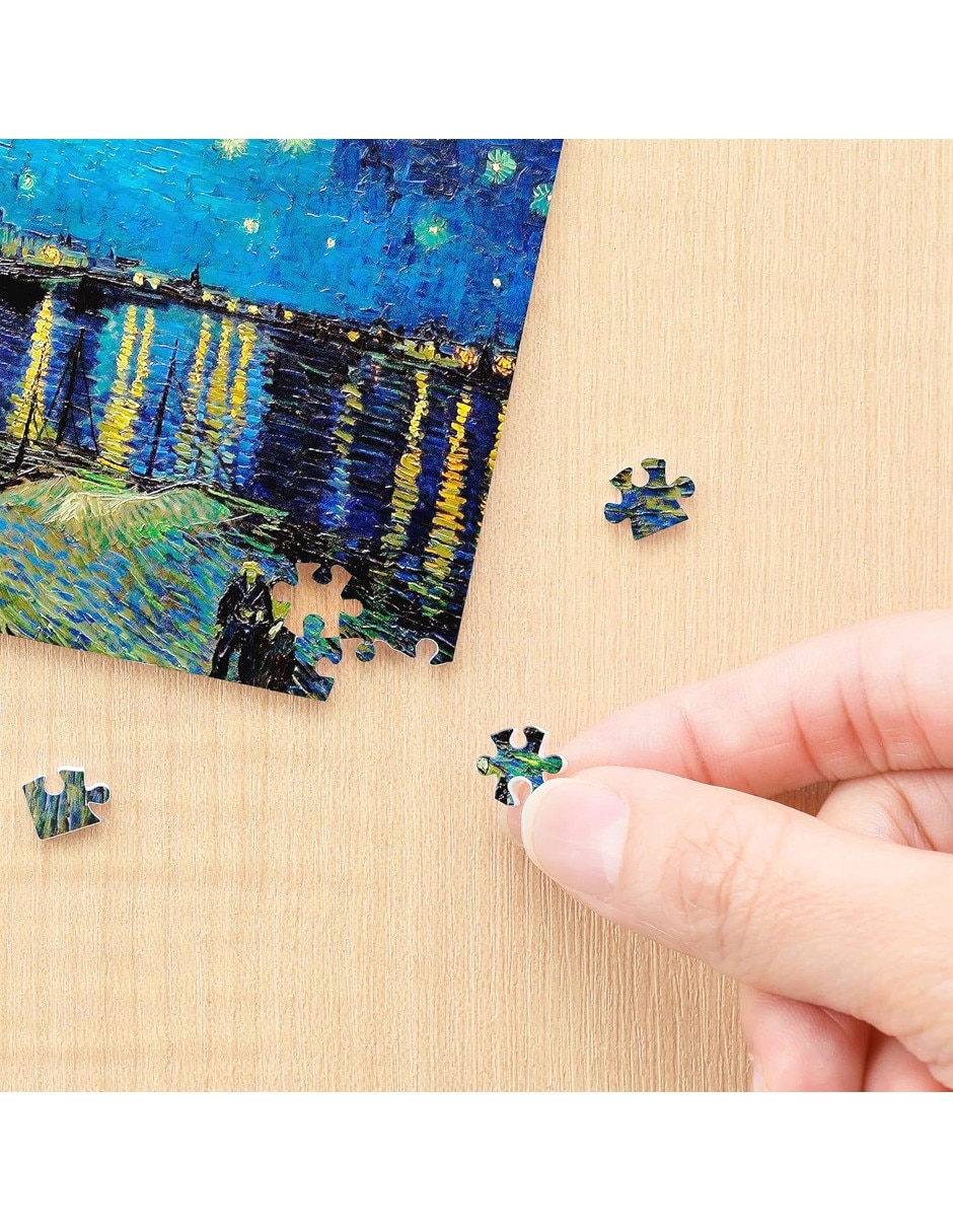 Rompecabezas Noche Estrellada, Van Gogh 150 piezas 3