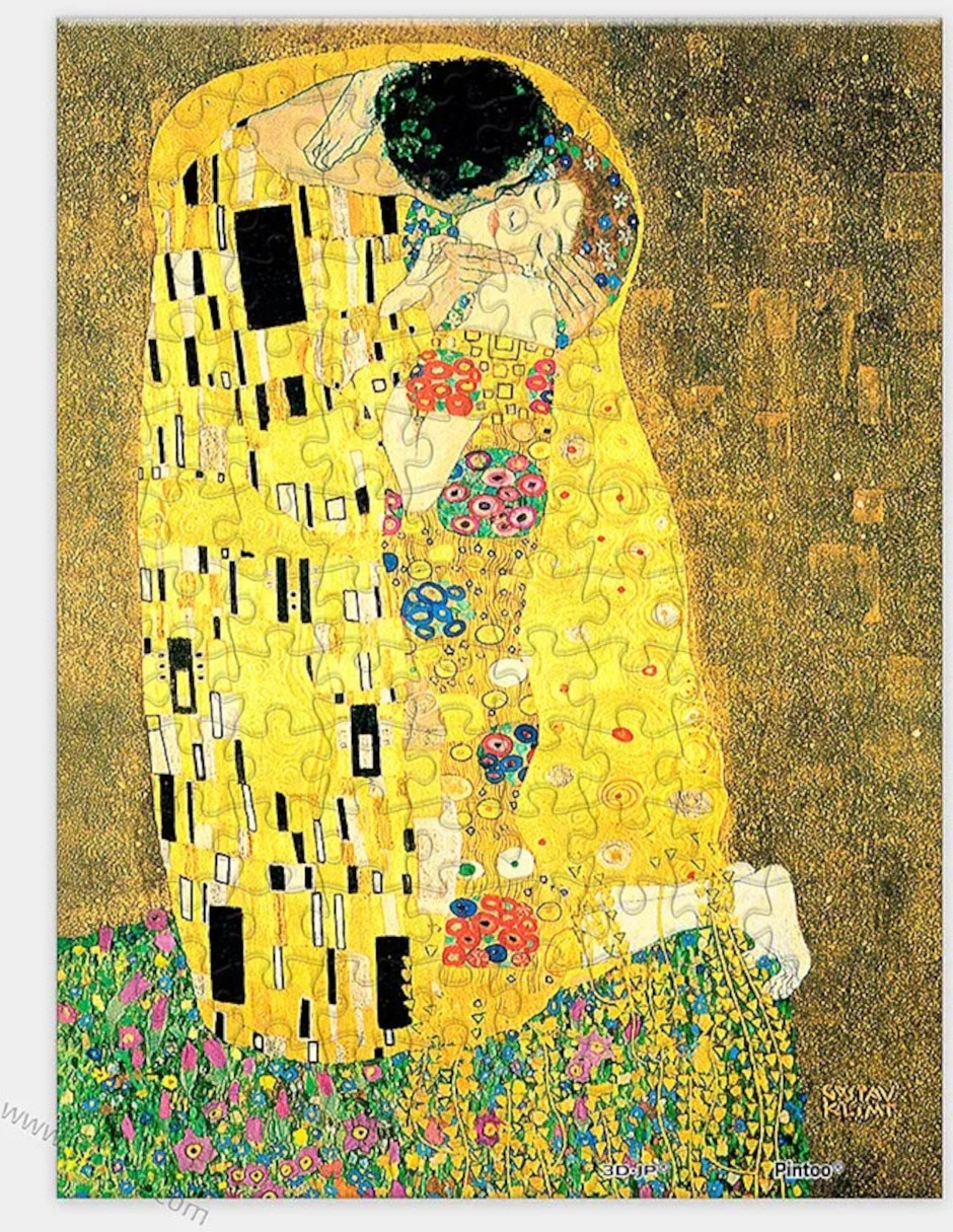 Rompecabezas Klimt: El beso 150 piezas Rompecabezas Klimt: El beso 150 piezas