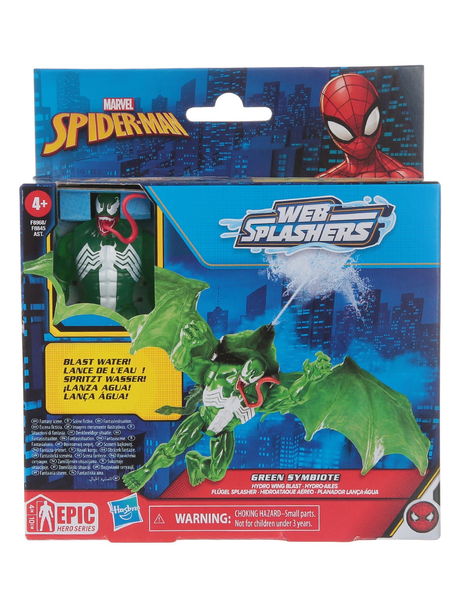Figura de acción Spider-Man Green Symbiote articulado