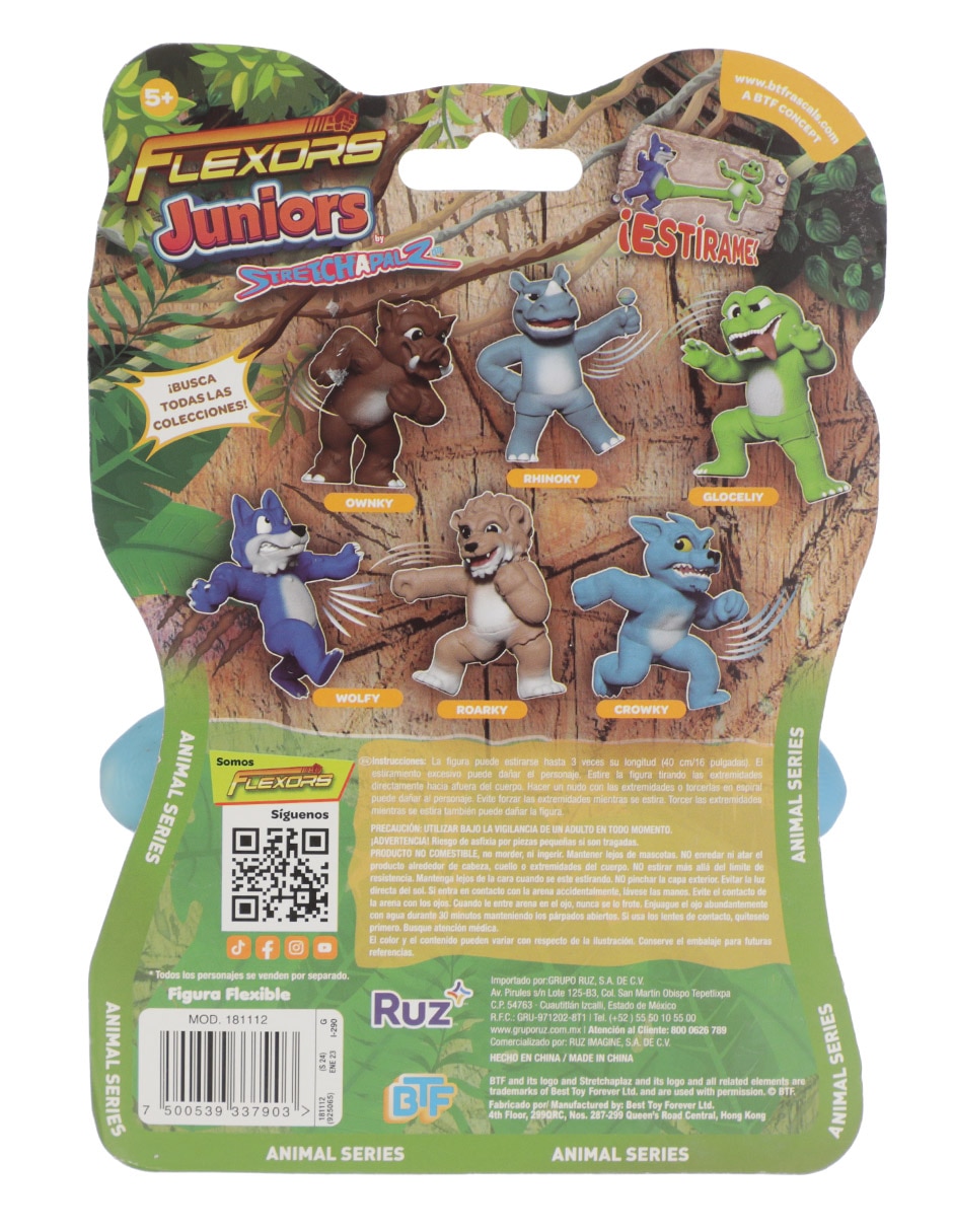 Figura de acción articulada Flexors: Juniors Stretchapalz Flexors collectors elástico 4