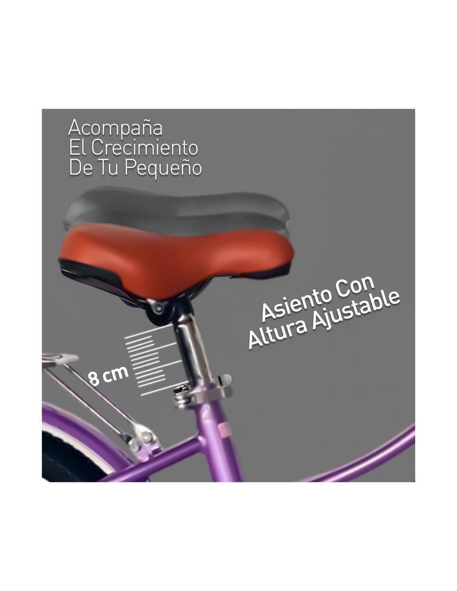Bicicleta infantil rodada 16 para niña 8