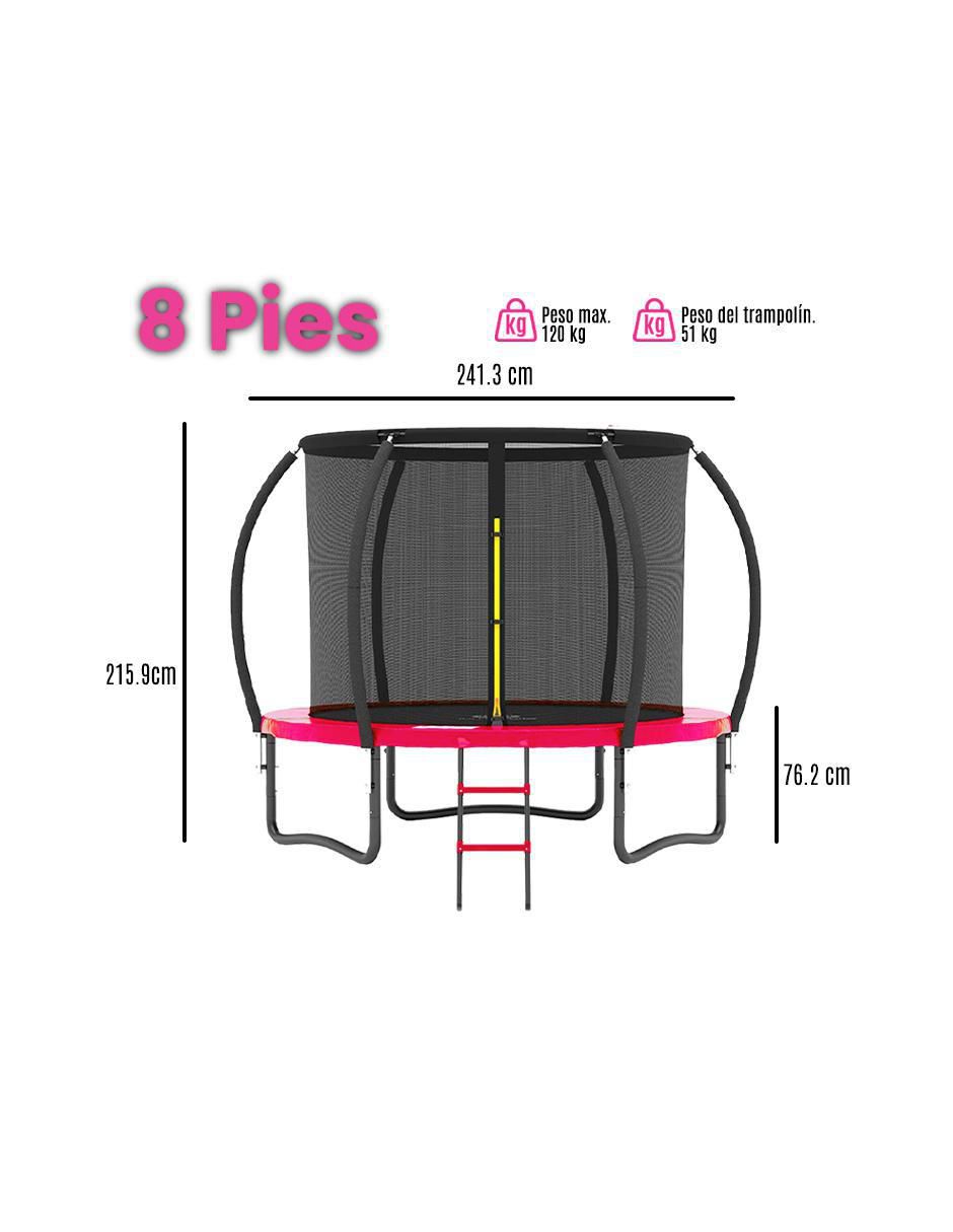 Trampolín Level Kids Pumpkin 8ft