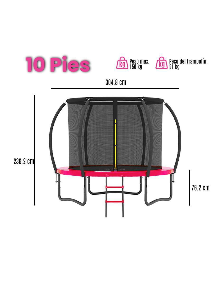 Trampolín level kids pumpkin 10ft