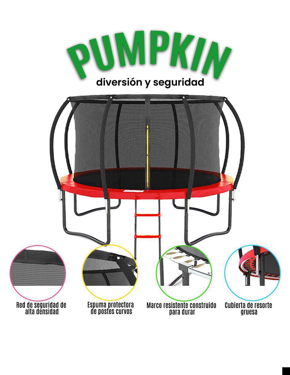 Trampolín level kids pumpkin 10ft