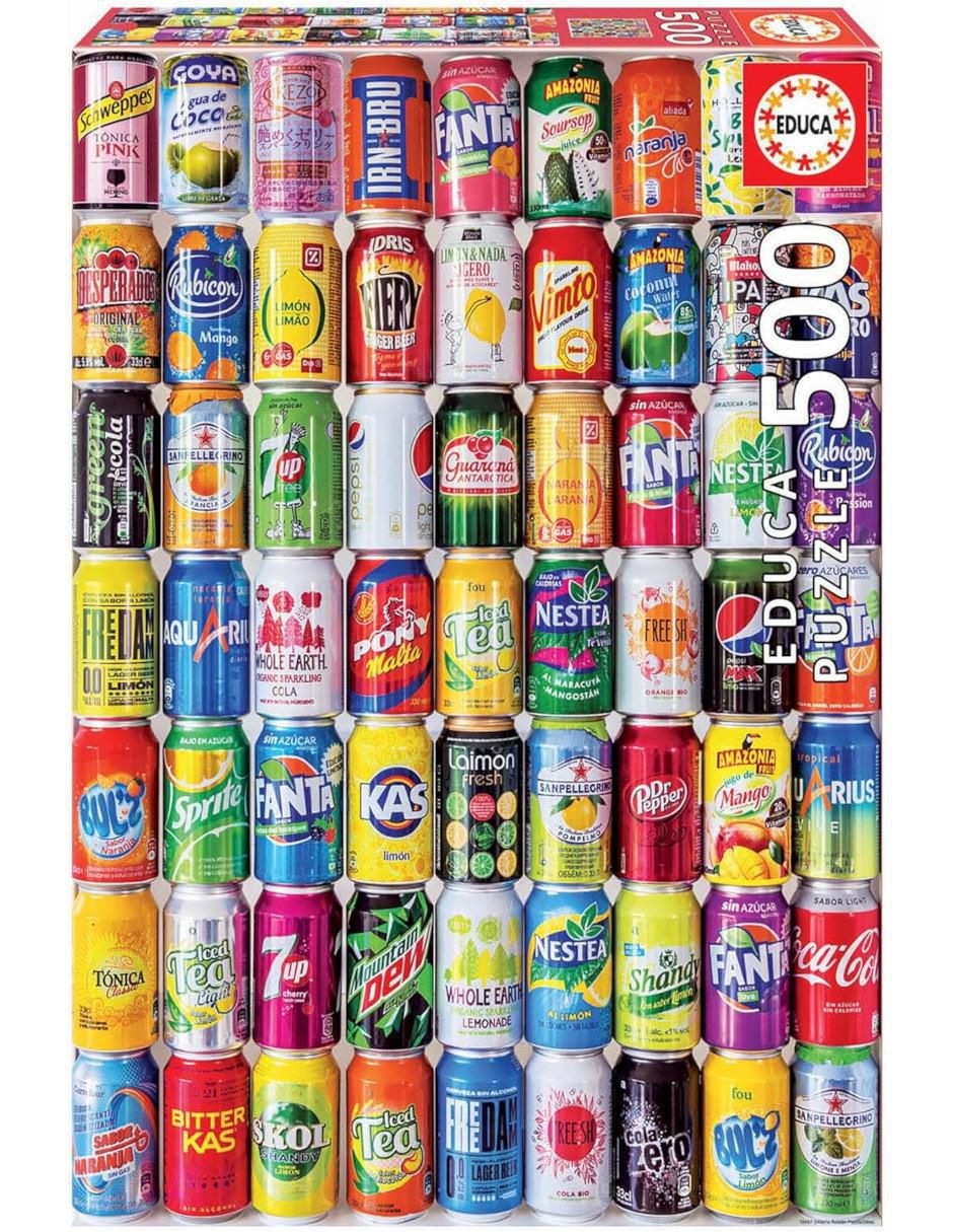 Rompecabezas Latas de Refrescosd 500 piezas Rompecabezas Latas de Refrescosd 500 piezas