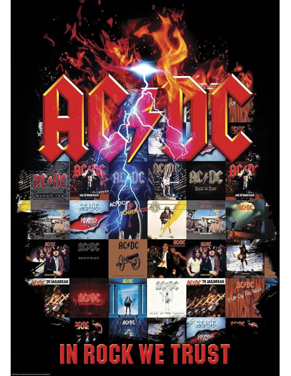 Rompecabezas AC/DC In Rock We Trust 1000 piezas 2