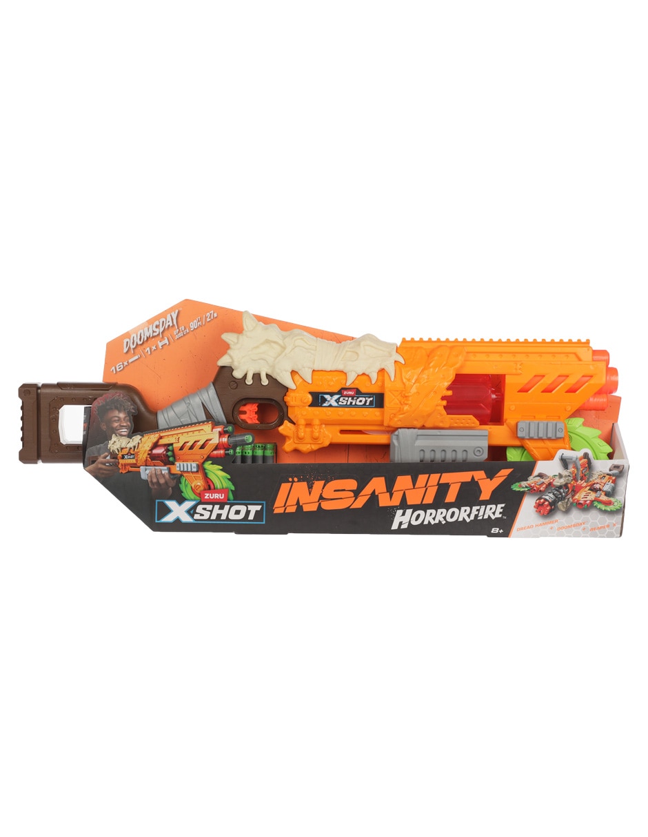 Pistola de dardos X-Shot Insanity Horrorfire Doomsday
