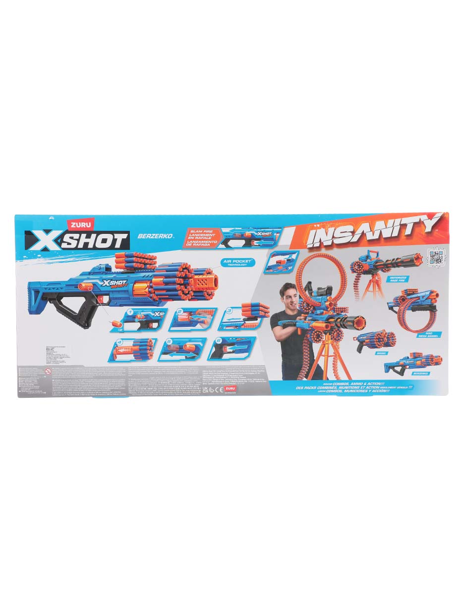 Pistola de dardos X-Shot Insanity 3