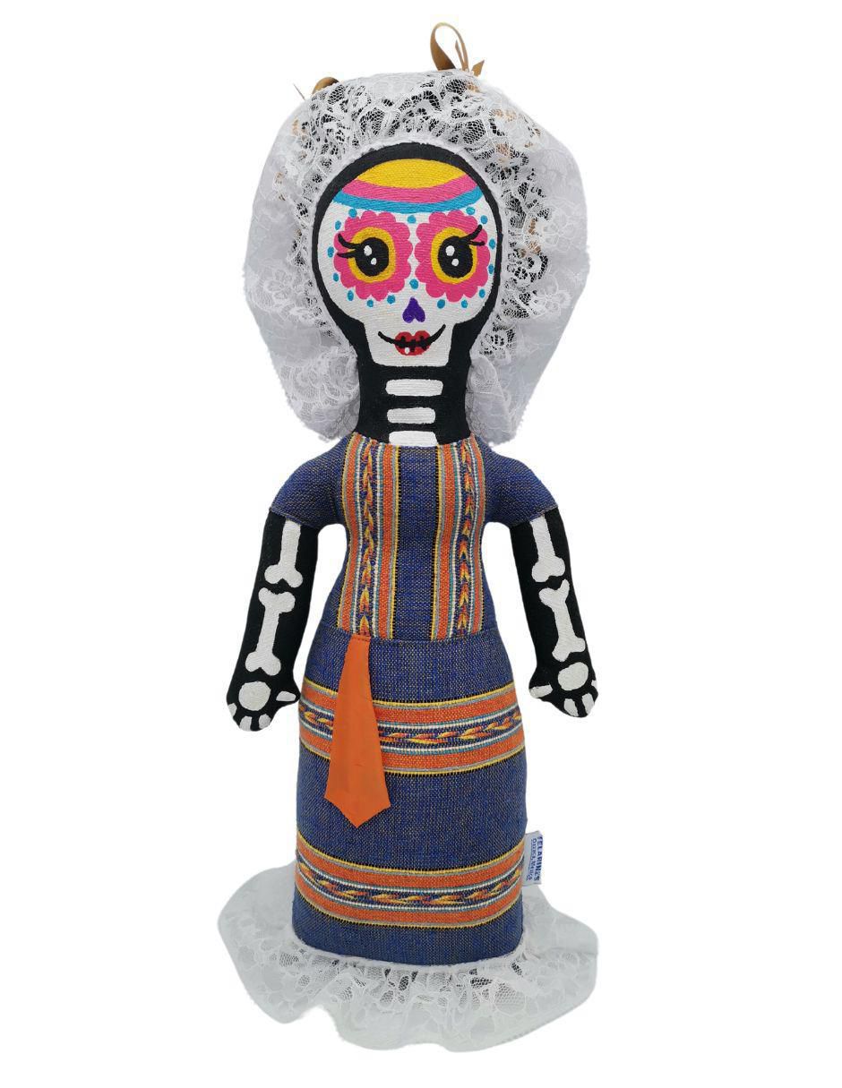Peluche de Catrina Hecho a mano de 33 cm Peluche de Catrina Hecho a mano de 33 cm