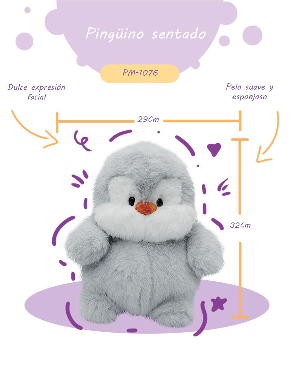 Peluche de Pingüino de 32 cm 4