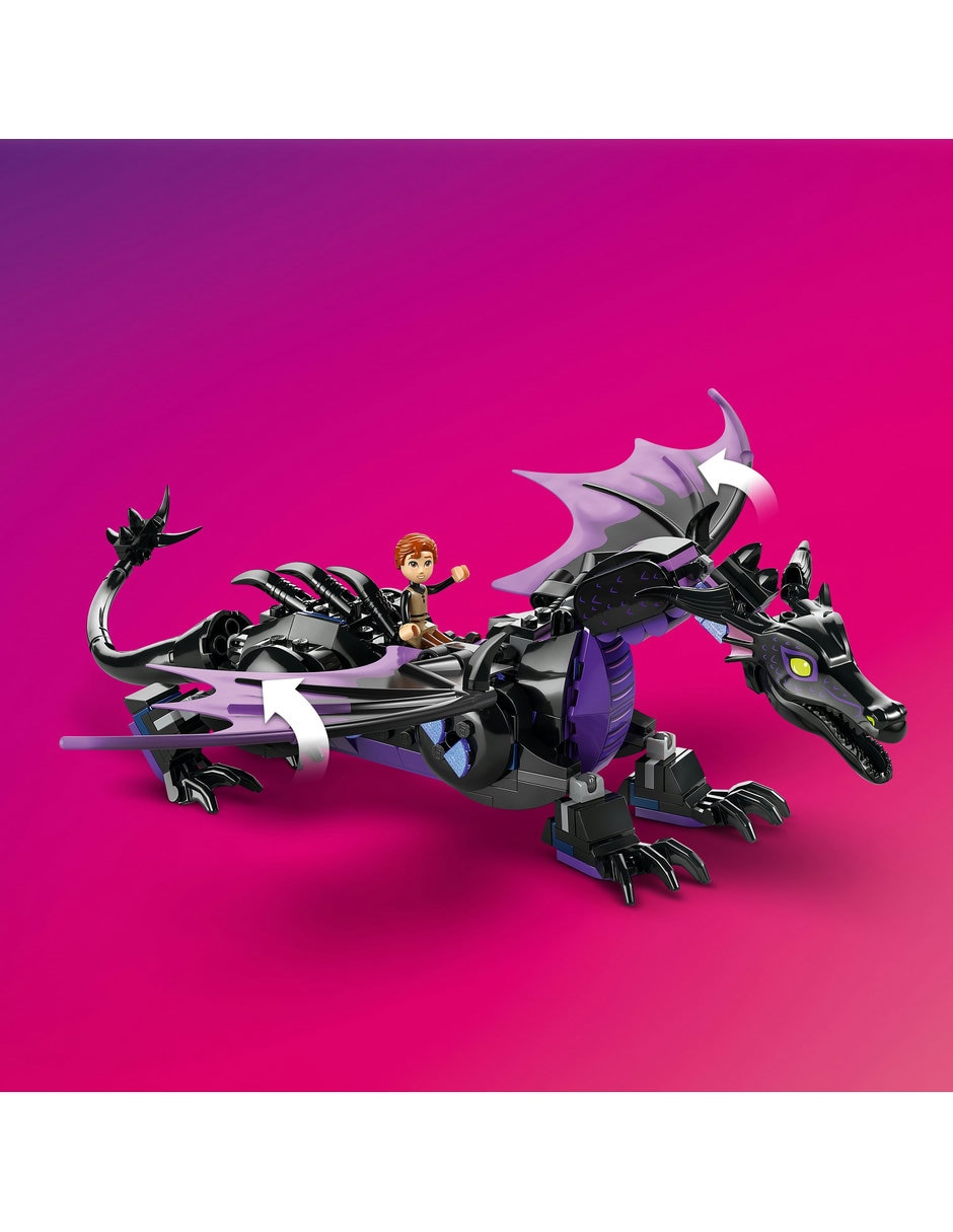 Maleficent's Dragon Form and Aurora's Castle 43240 8