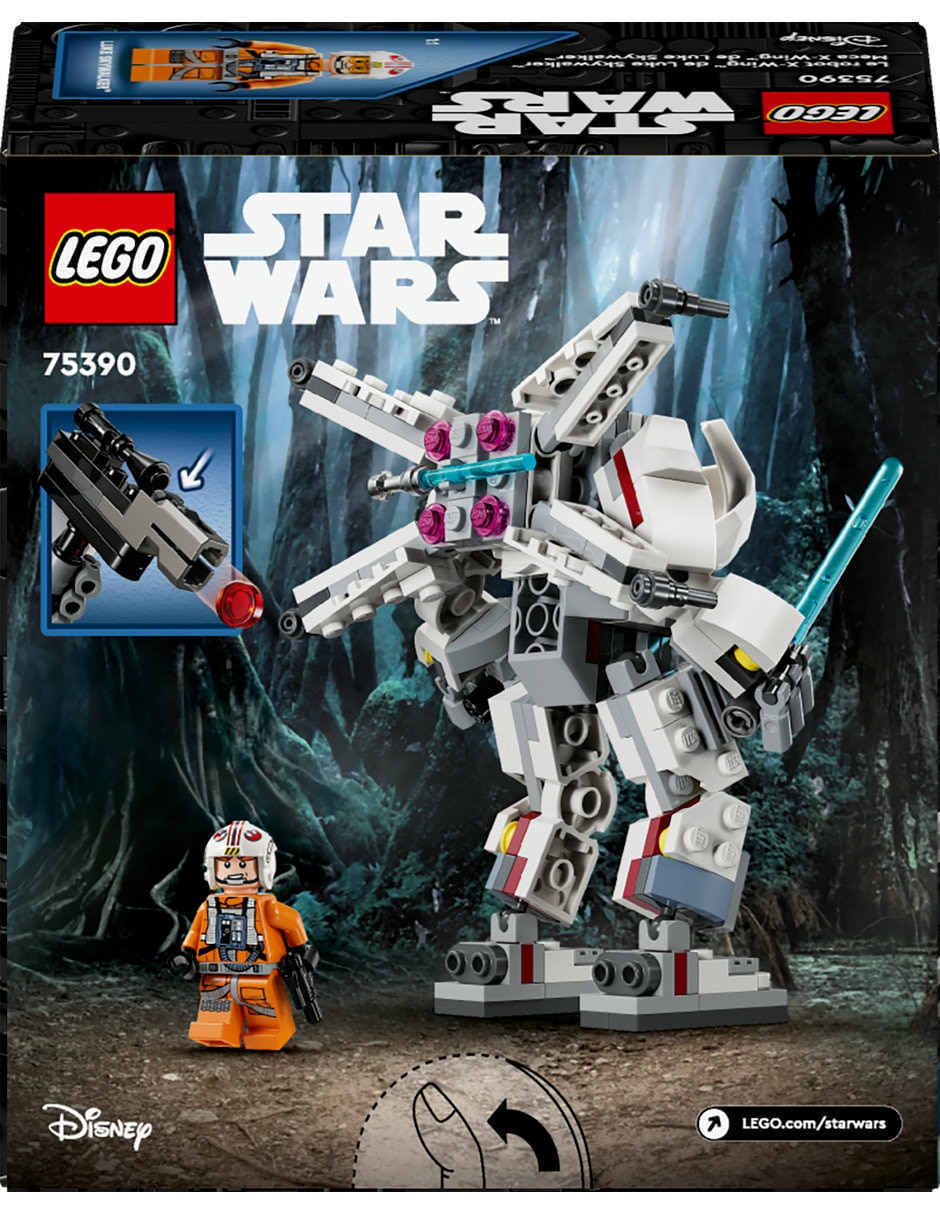 Lego Luke Skywalker X-Wing Mech 75390 Star Wars 9