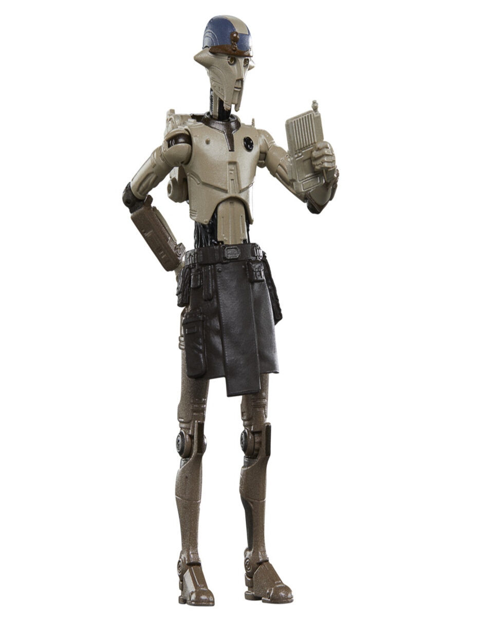 Figura de acción articulada : Ahsoka Professor Huyang vintage Star Wars