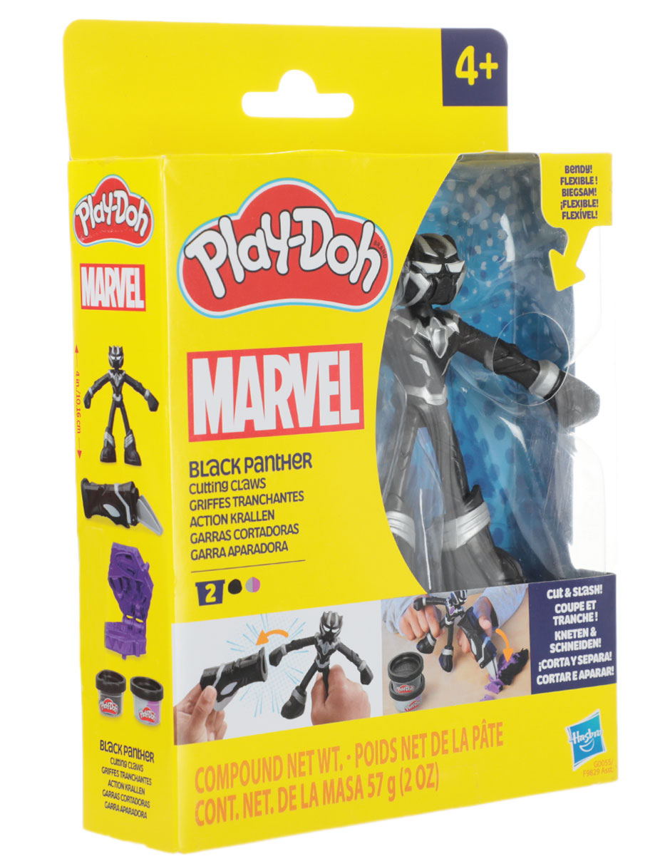 Figura de acción Avengers Pantera negra elástico 2