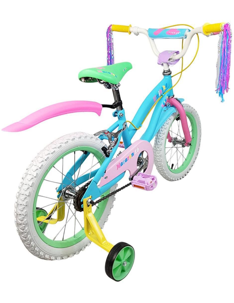 Bicicleta infantil rodada 16 Macaron para niña 3