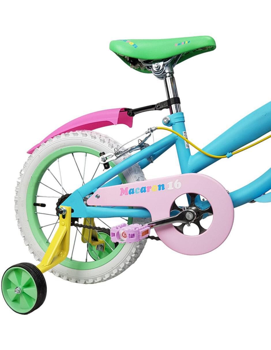 Bicicleta infantil rodada 16 Macaron para niña 5
