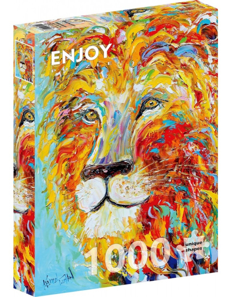 Rompecabezas León Colorido 1000 piezas Rompecabezas León Colorido 1000 piezas