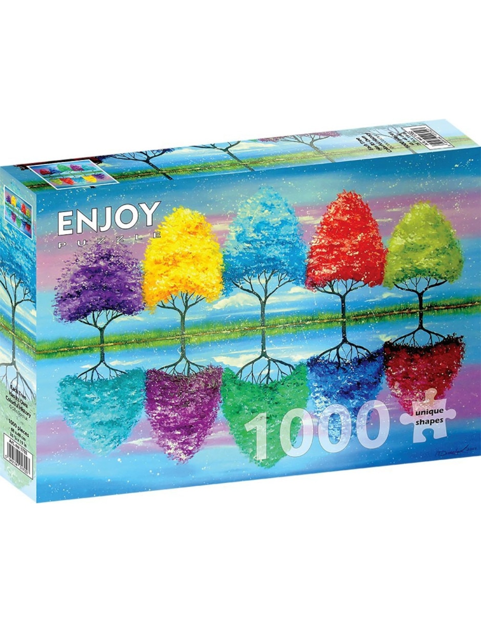 Rompecabezas Cada Árbol tiene su Colorido 1000 piezas