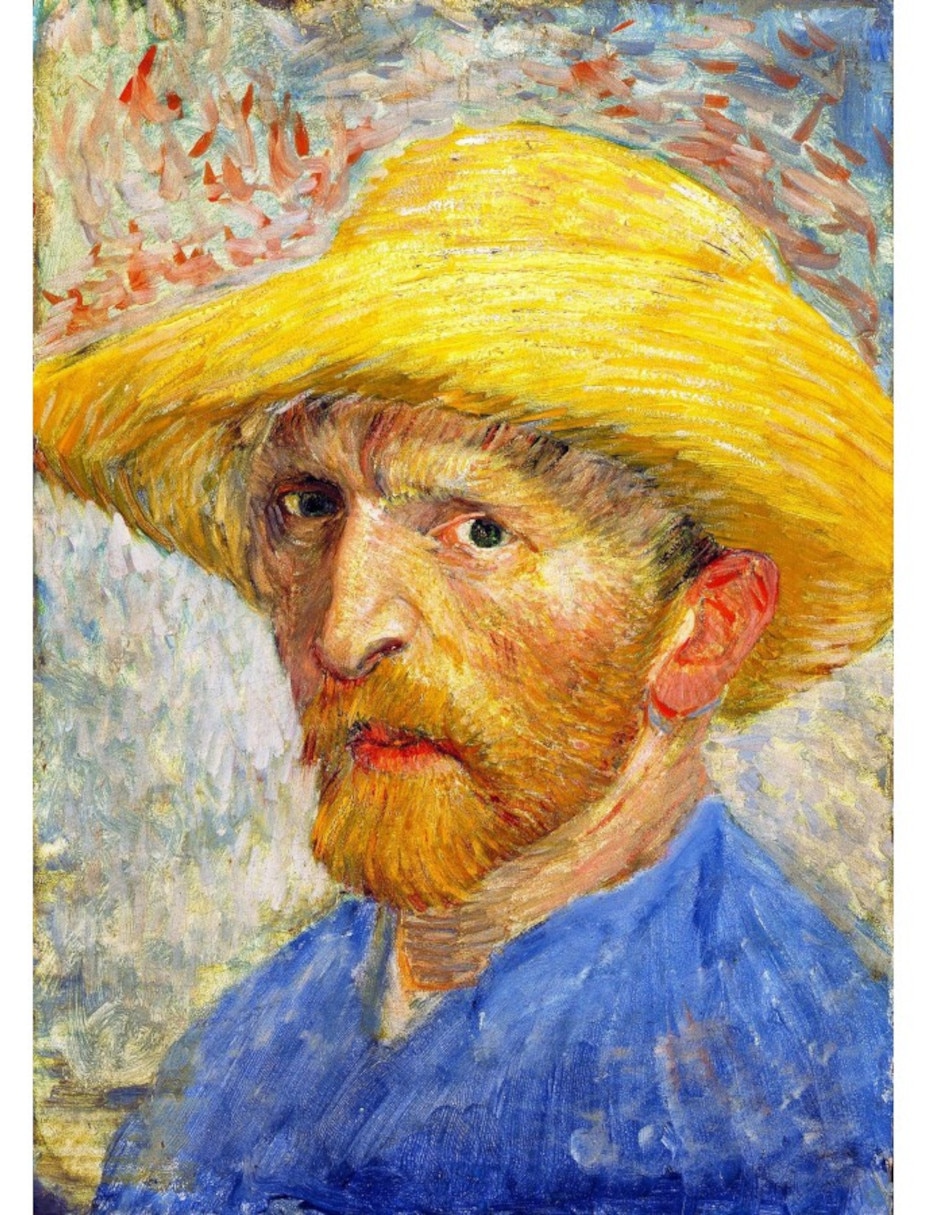 Rompecabezas Van Gogh: Autorretrato con Sombrero 1000 piezas 2