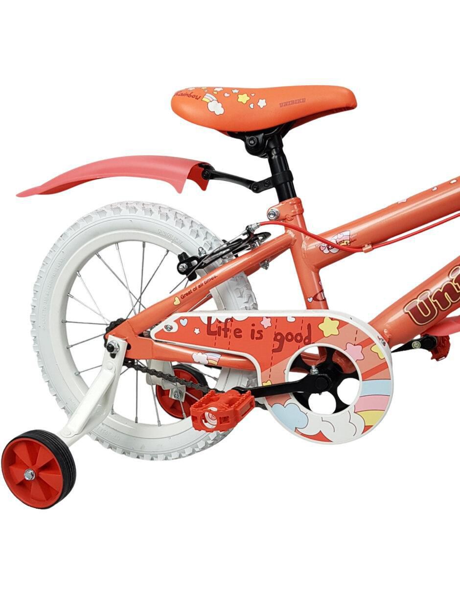 Bicicleta infantil rodada 16 rainbow para niña 5