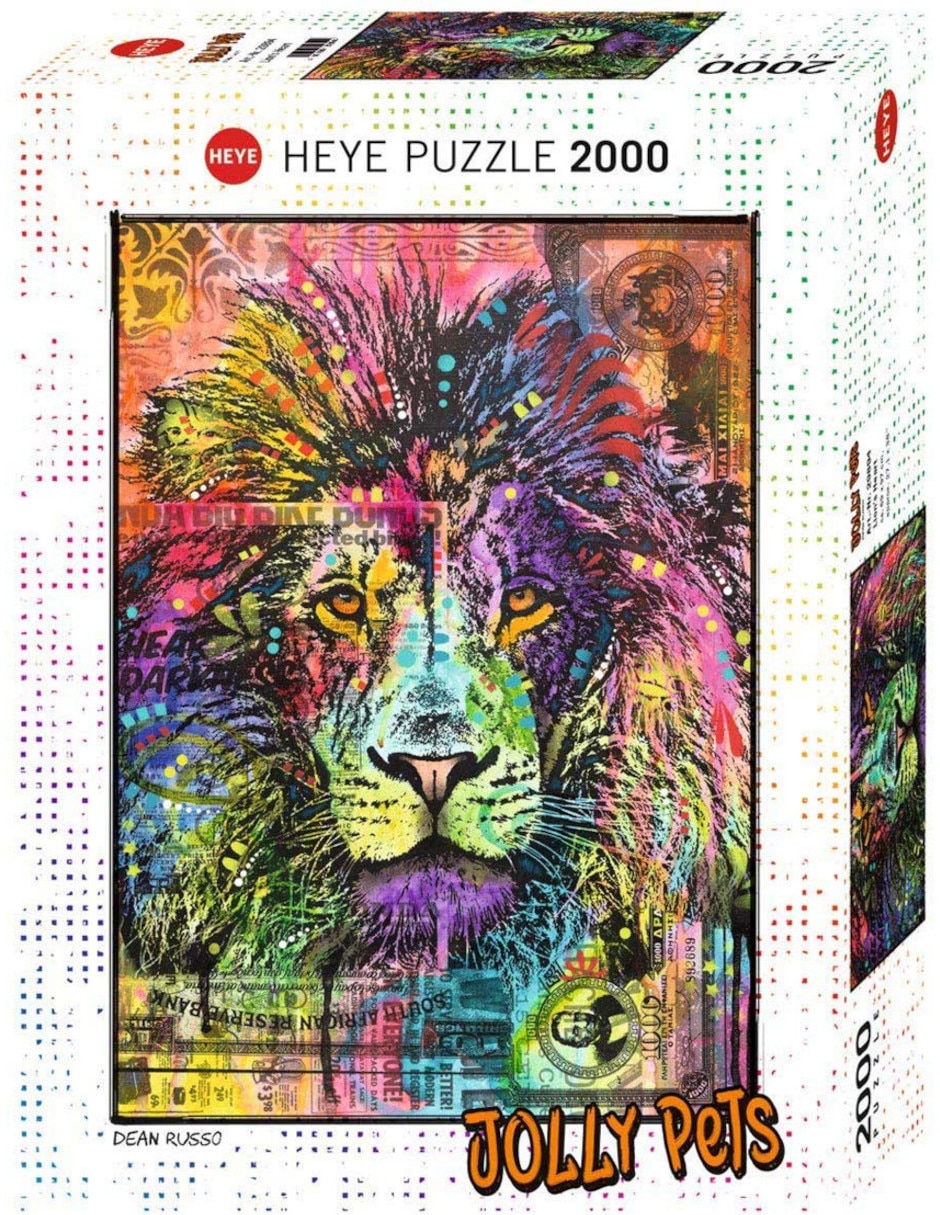 Rompecabezas Jolly Pets: León 2000 piezas