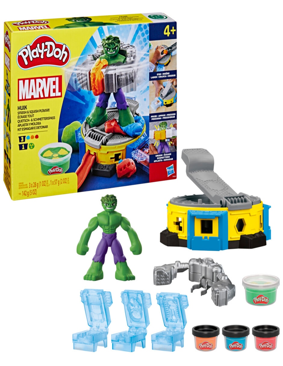 Set figuras acción articulada Marvel Hulk 3