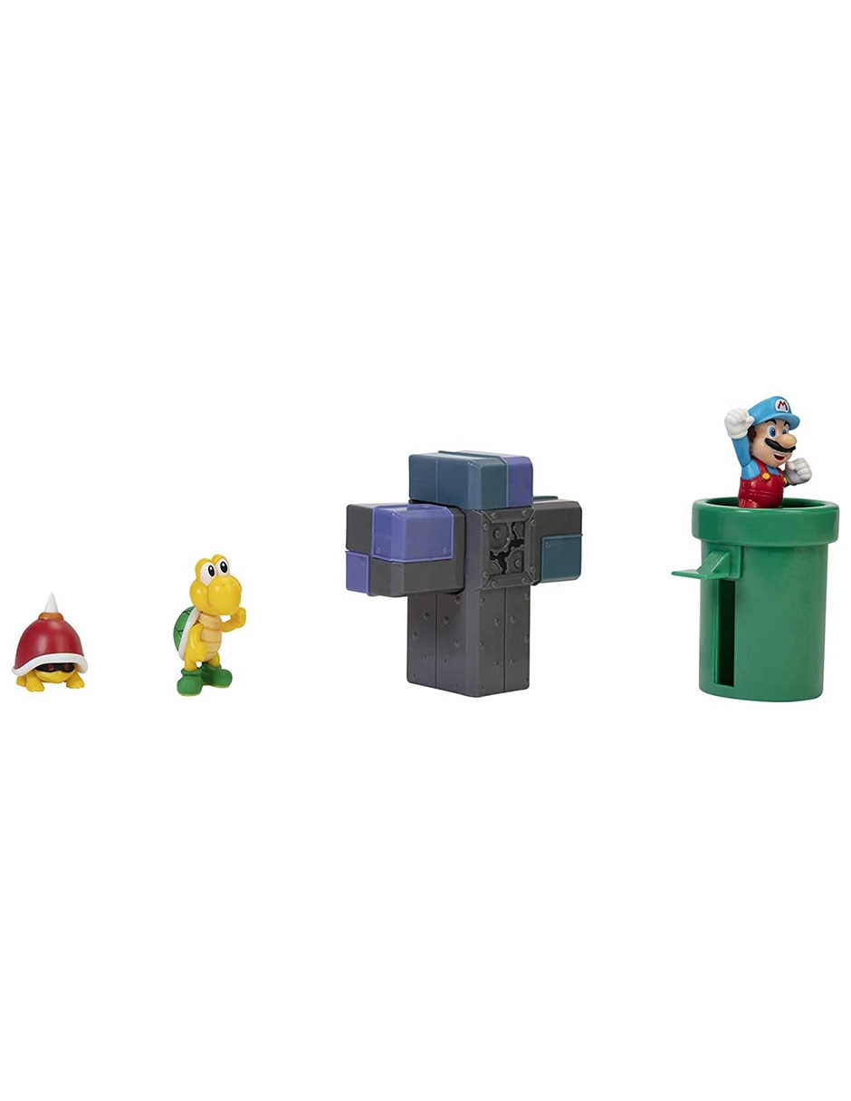 Figura de acción Super Mario Mario Bros, Green Koopa Troopa y Spike Top collectors