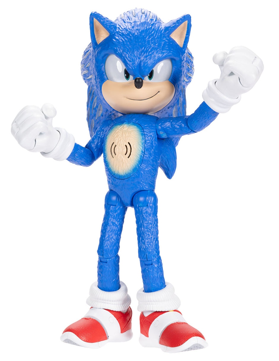 Figura de acción articulada Sonic The Hedgehog ultimate con luz y sonido