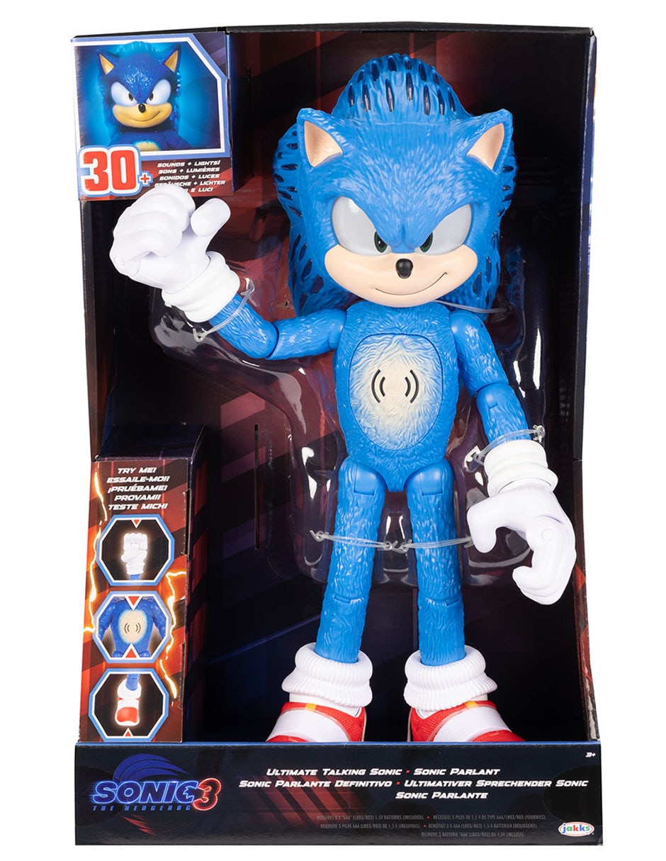 Figura de acción articulada Sonic The Hedgehog ultimate con luz y sonido 4