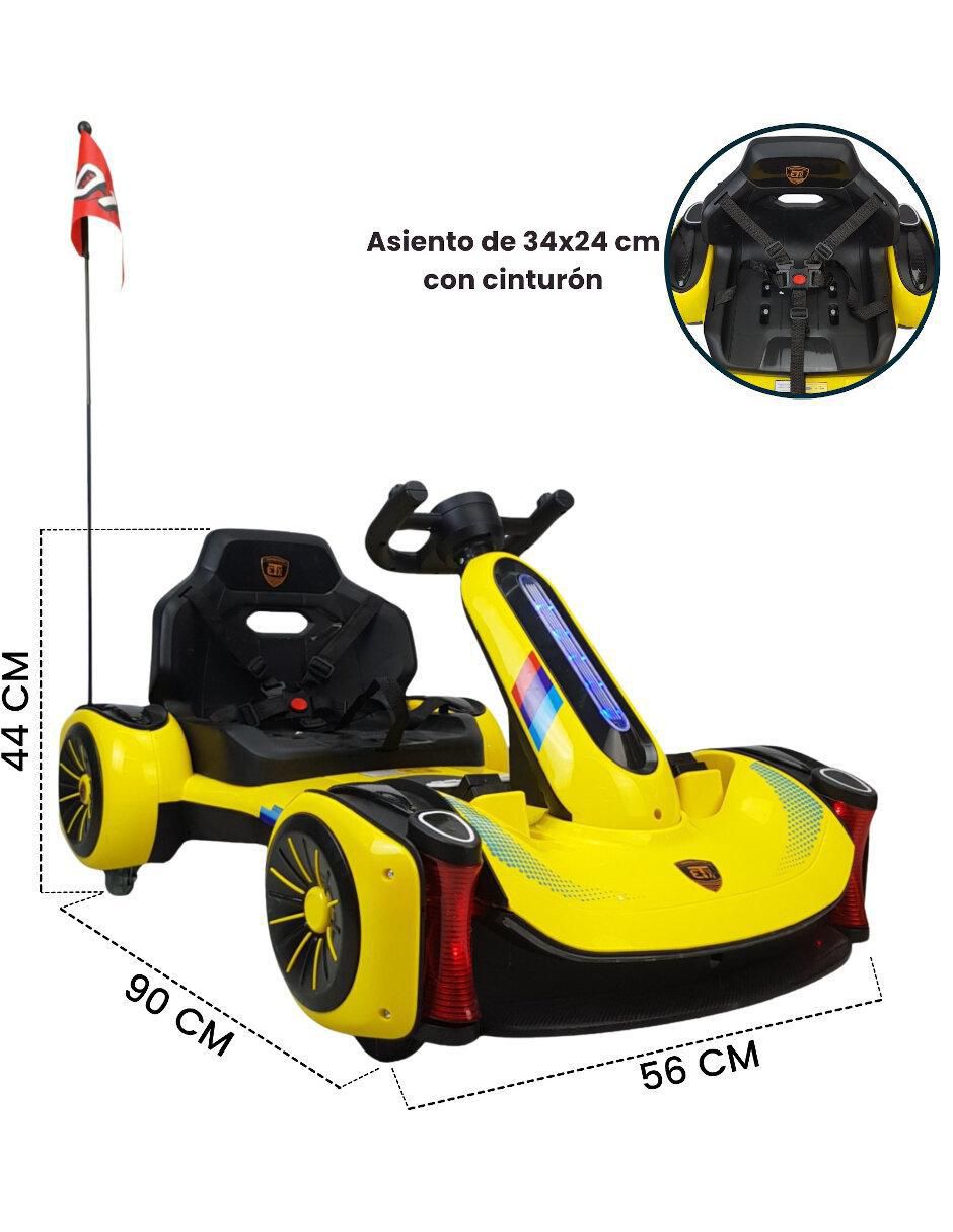 Automóvil "montable" the baby shop go kart "de" recargable "con"