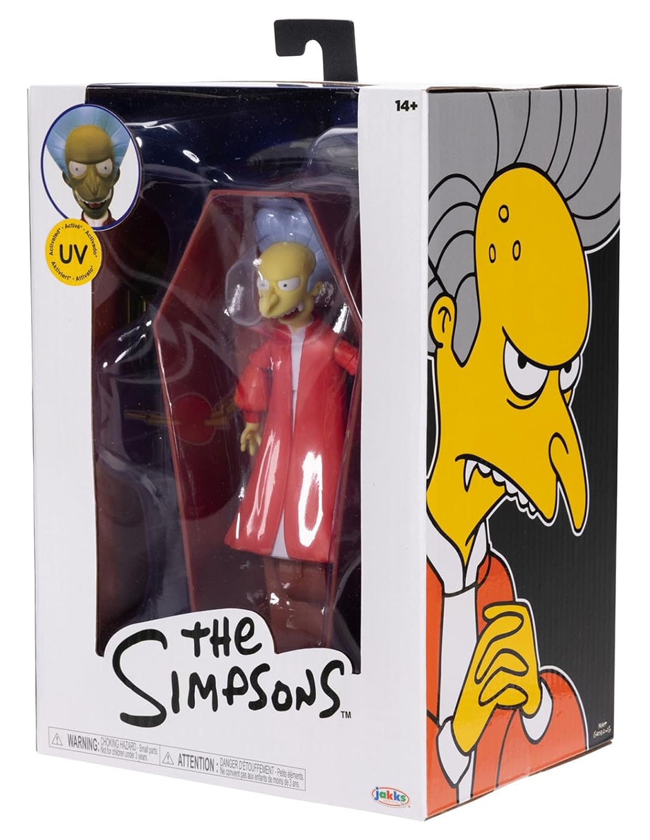 Figura de acción The Simpsons Vampire Mr. Burns collectors con movimiento 7